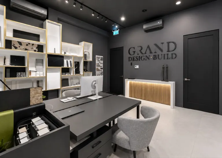Grand Design Build Design Centre, material selection area